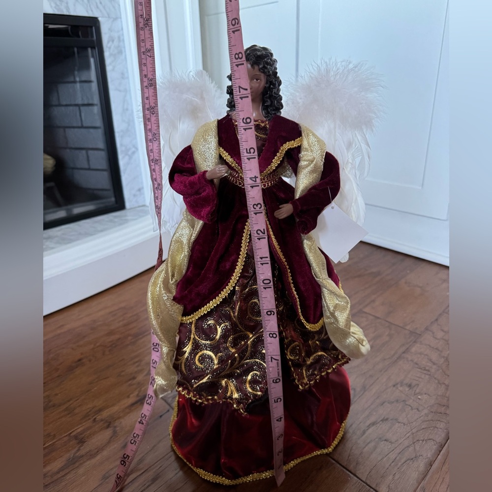 Christmas Angel Tree Topper Decoration - Picture 5 of 10